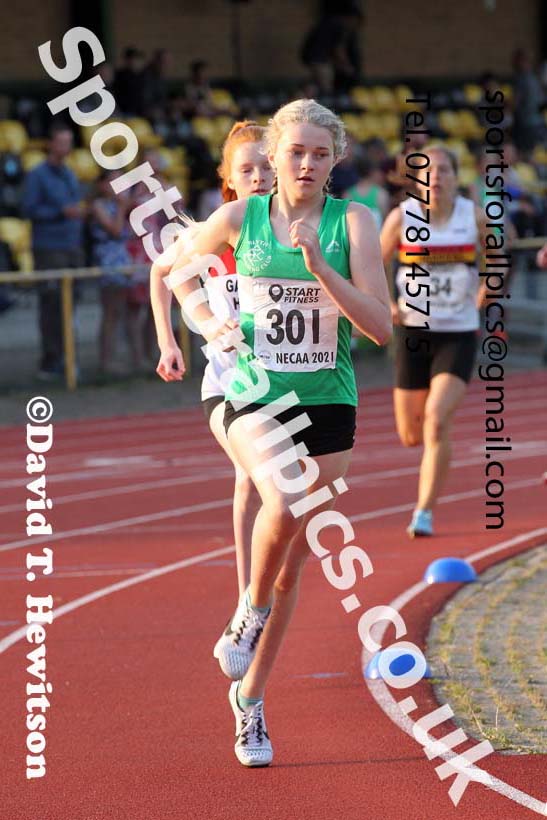 1500 metres, 2021 North East Grand Prix 5, Monkton, Wednesday, July 21st. Photo: David T. Hewitson/Sports for All Pics
